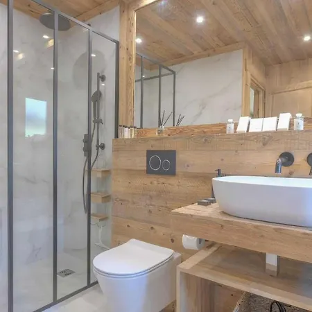 Exceptional With Pool A C 10p - Apartamento Megève